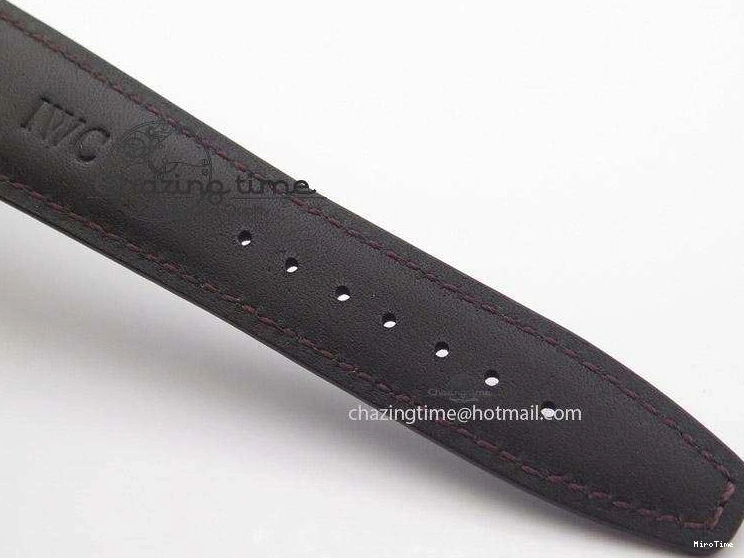 MIROTIME 0807 Affordable Ingeniuer St.Laurens SS Brown Dial MK 1:1 Best Edition On Black Leather Strap A 7365